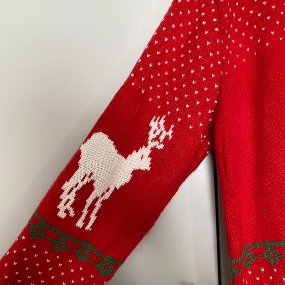 Home Alone Merry Christmas Ya Filthy Animal Crewneck Sweater Red White XXL - Picture 3 of 9